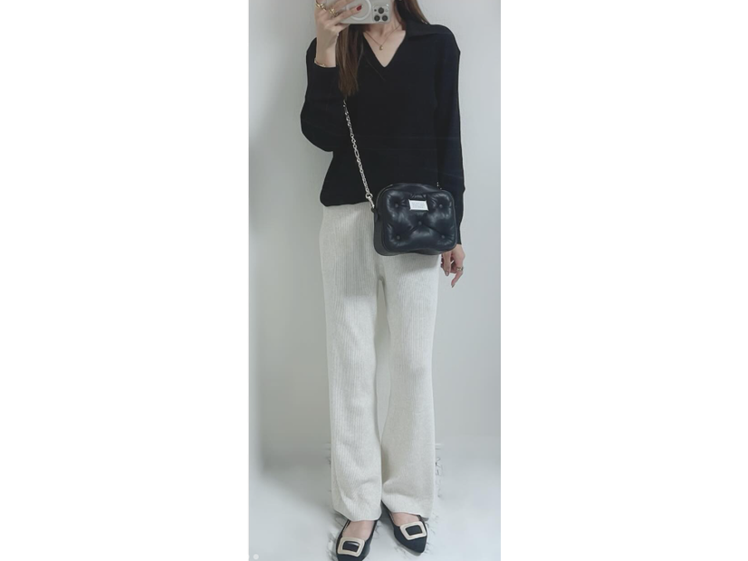 「ゆるっと着られてめちゃくちゃ楽」【ユニクロ】１枚でサマになるヘビロテ必至のニットとは【40代の毎日コーデ】