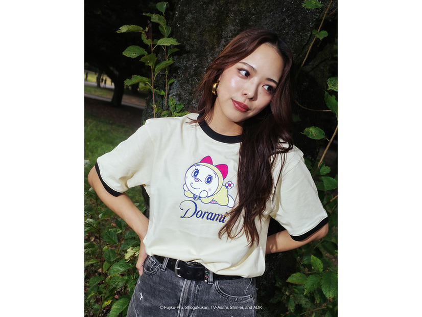 [DORAMI RINGER TEE] S-XXL/¥5,500-(IN TAX)