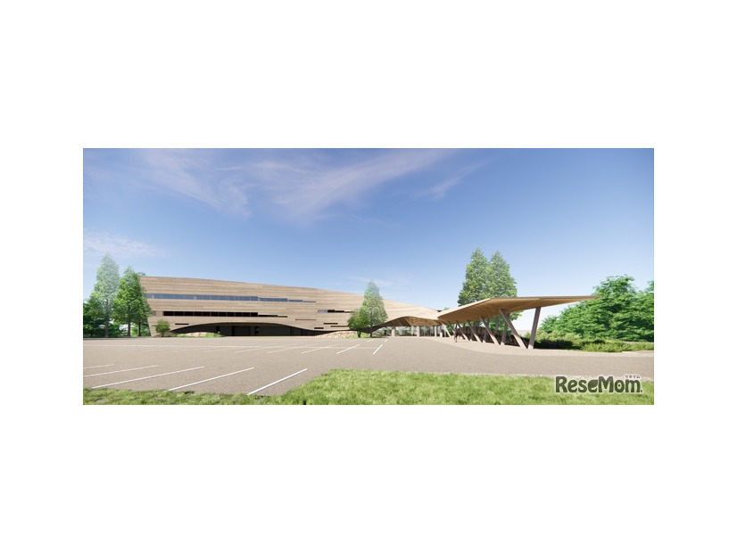 福井県提供（恐竜学部棟の完成イメージ図）