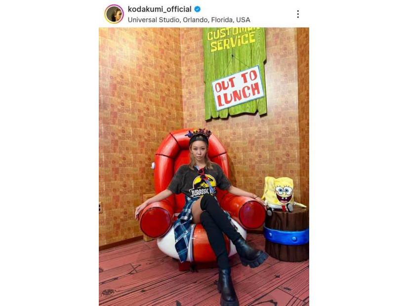 倖田來未、息子らと海外のユニバへ！朝から夜まで大満喫SHOTに反響「可愛すぎ」「楽しそうでなにより」