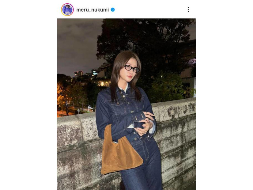 めるる、“一目惚れ”したセットアップSHOTに反響「似合ってる」「お洒落でスタイル抜群」