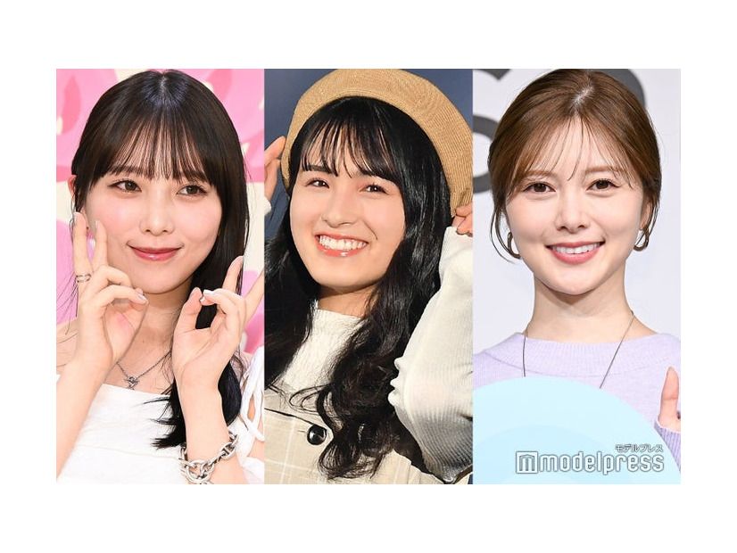 与田祐希、大園桃子、白石麻衣（C）モデルプレス