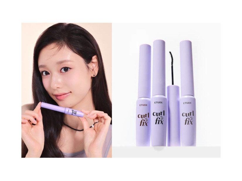 エチュード、短いまつ毛も逃さずキャッチする新作マスカラ『カールフィックスマスカラ スキニー』登場