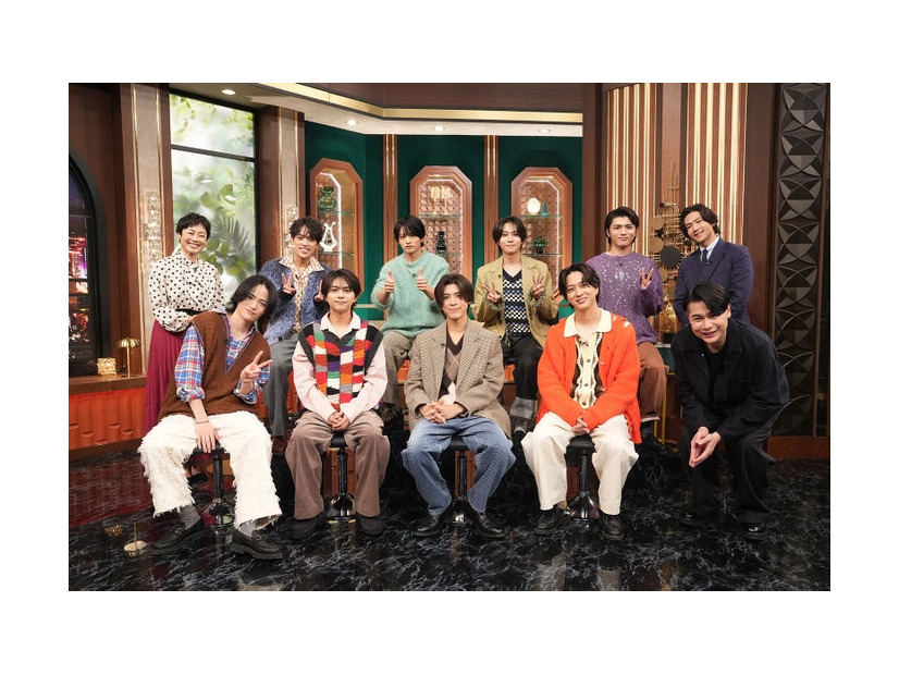 timelesz、有働由美子、松下洸平、吉村崇（C）日本テレビ