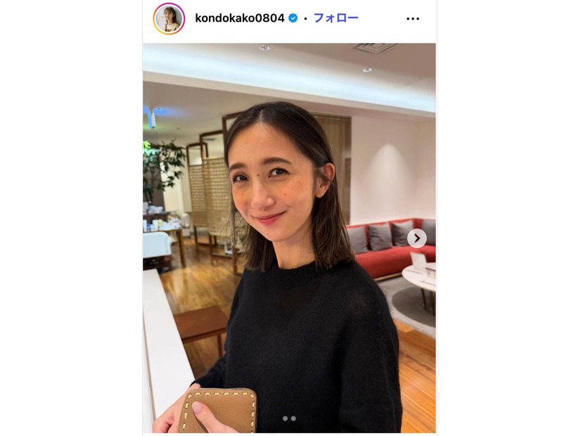 近藤夏子アナInstagramより