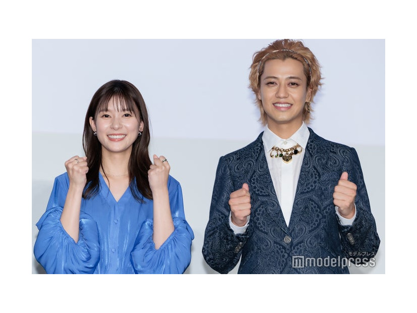 「君の顔では泣けない」公開後御礼舞台挨拶に出席した芳根京子、高橋海人（C）モデルプレス