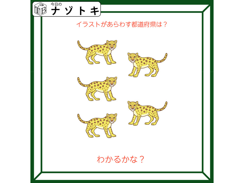 クイズです！「この動物たちがあらわす都道府県は？」答えは西日本のどこかです【難易度LV２.・甘口】