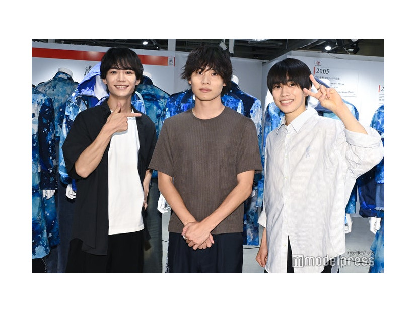 「ハンサム展」にサプライズで登場した溝口琢矢、太田将熙、本島純政（C）モデルプレス