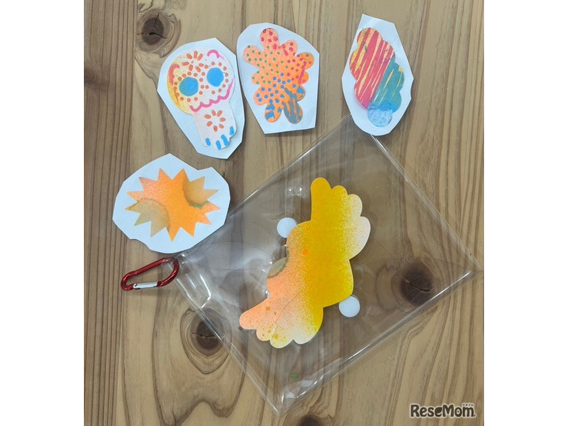 子供たちが制作するアートステッカー