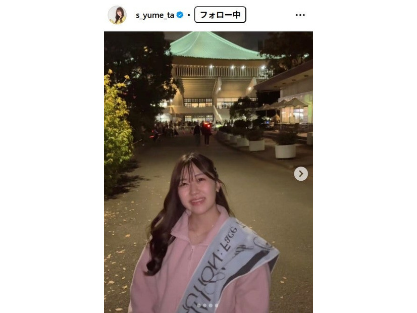 鈴木夢Instagramより