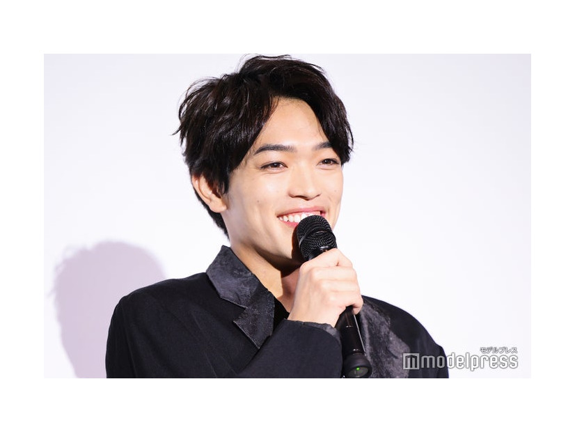 「初恋芸人」先行プレミア試写会舞台挨拶に登壇した原嘉孝（C）モデルプレス