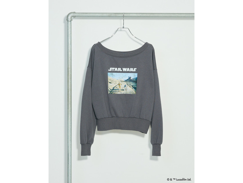 STAR WARS/オフショルスウェット　￥4,990