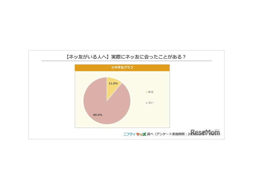 実際にネッ友に会ったことがある？