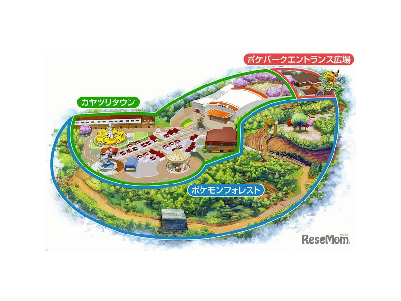 「ポケパーク カントー」のイメージ　(c) 2025Pokémon. (c) 1995-2025Nintendo/Creatures Inc./GAME FREAK inc.