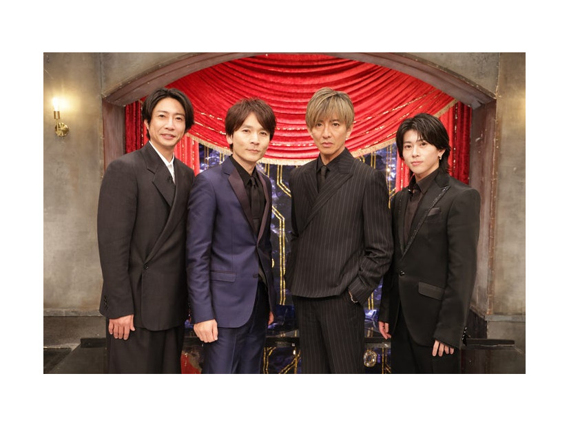 相葉雅紀、長野博、木村拓哉、末澤誠也（C）フジテレビ