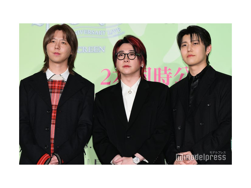 「MGA MAGICAL 10 YEARS SPECIAL GREETING ＆ CINEMA VIEWING ENCORE」舞台挨拶に出席したMrs. GREEN APPLE（C）モデルプレス