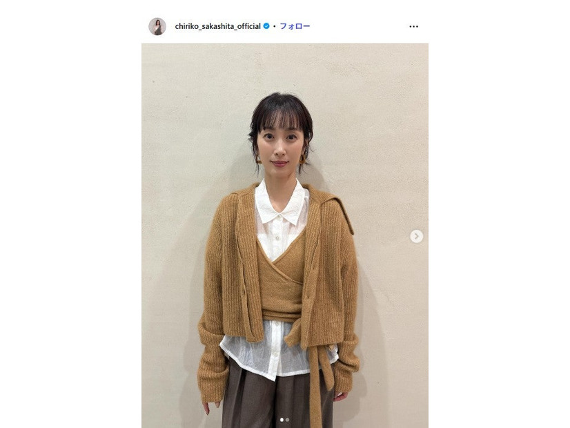 坂下千里子Instagramより
