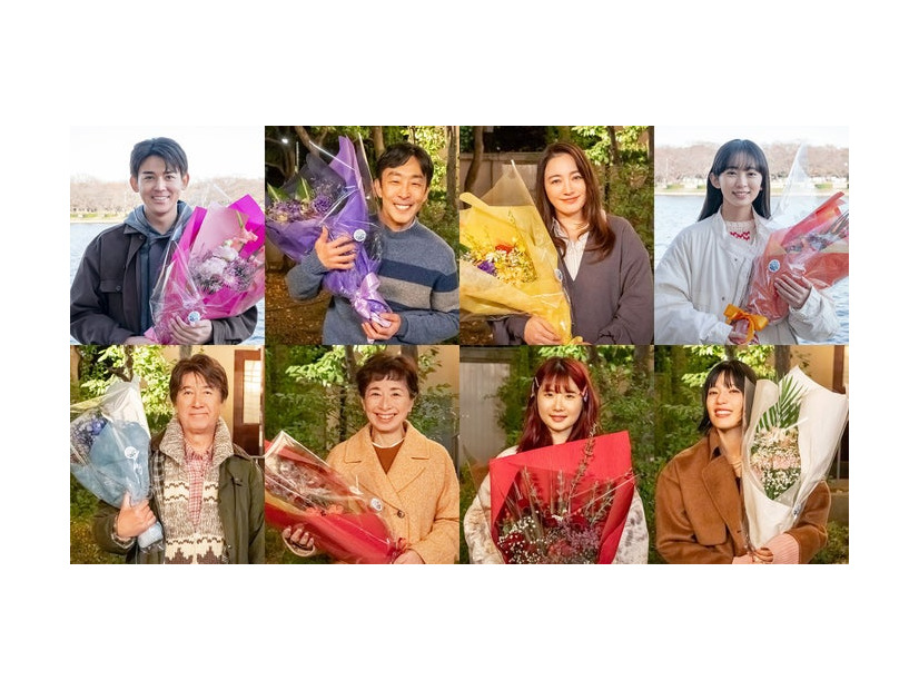 （上段左から）小瀧望、北村有起哉、仲間由紀恵、近藤華（下段左から）草刈正雄、阿川佐和子、小野花梨、石井杏奈（C）フジテレビ