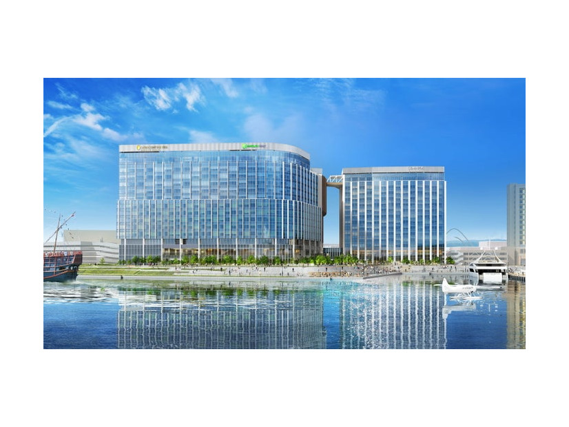 安治川側 外観パース（画像提供：合同会社桜島開発）