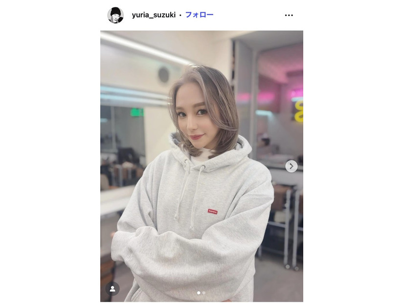 鈴木ユリアInstagramより