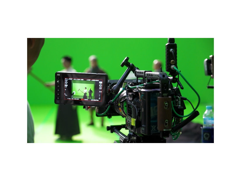 TVCM「お正月を写そう♪2026 “チェキTM′′運命のもちつき」篇　メイキングカット