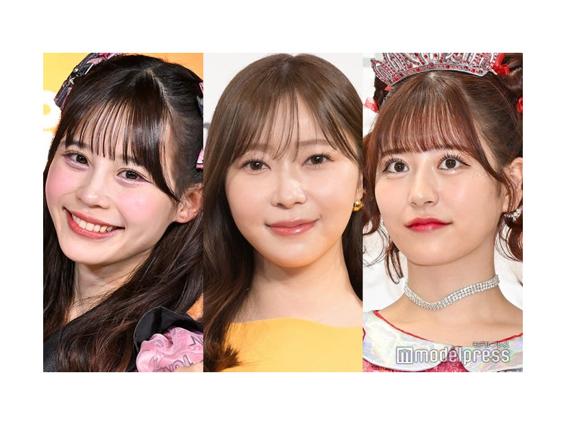 （左から）村川緋杏、指原莉乃、月足天音（C）モデルプレス