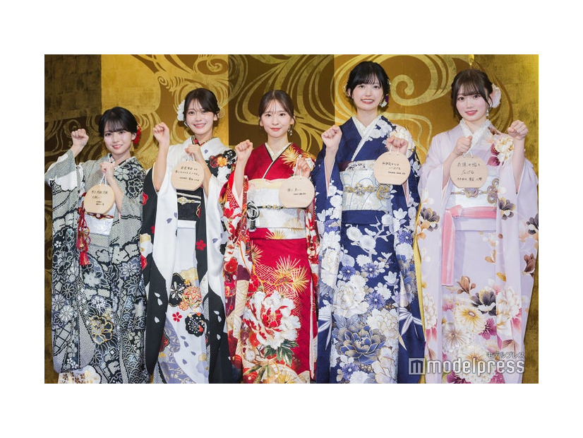 瀬戸口心月、奥田いろは、菅原咲月、五百城茉央、愛宕心響／乃木坂46成人式（C）モデルプレス