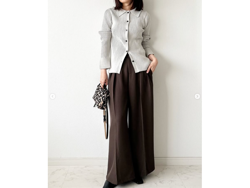 旬のワイドパンツ、下半身が気になるならどんなデザインがいい？【40代の毎日コーデ】