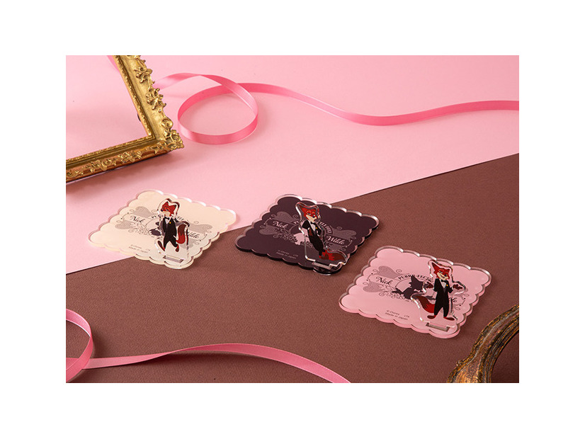 アクリルスタンドコースター（ランダム3種）　　税込1,100円／「ズートピア2」OH MYCAFE©Disney