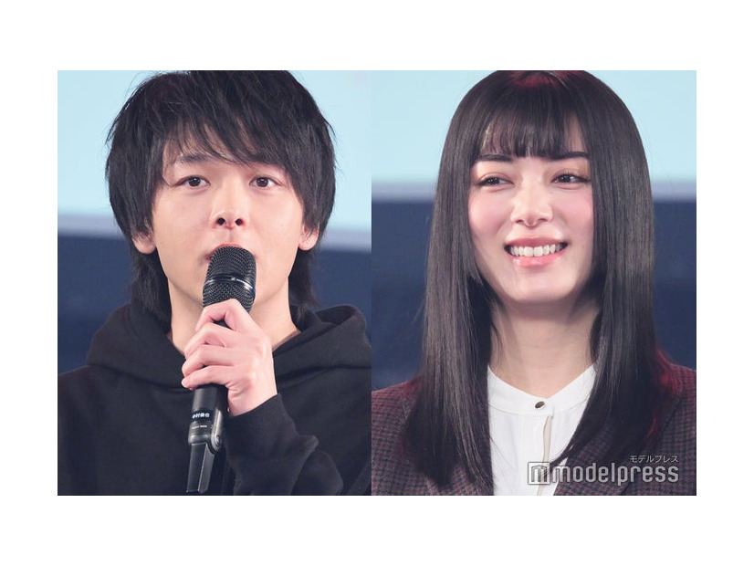 「DREAM STAGE」制作発表会見に登壇した中村倫也、池田エライザ（C）モデルプレス