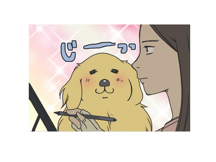 ジーっと見つめ匂いを嗅ぎ去っていく愛犬…陰でむせるのは、お願いだから止めて!?【おさんぽですし！　おしゃべり犬とイライラ猫の日記 #９】