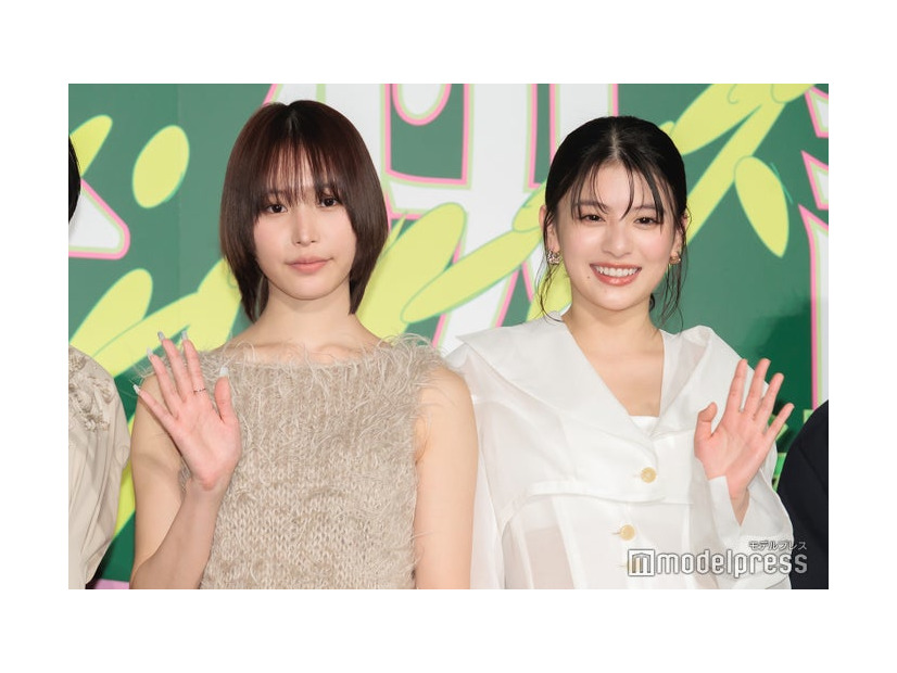 「万事快調＜オール・グリーンズ＞」公開記念舞台挨拶に出席した南沙良、出口夏希（C）モデルプレス