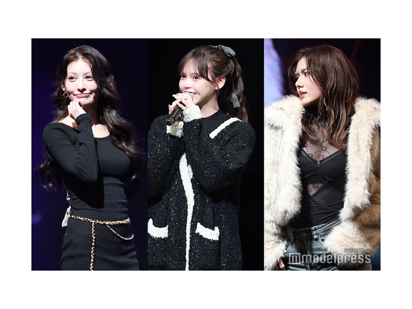 （左から）ミレイ、さくら、ななみん（C）モデルプレス