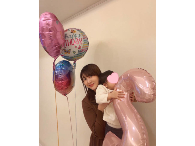 安めぐみ、次女の2歳バースデーSHOT公開！成長にしみじみ「我が家の癒しの存在」