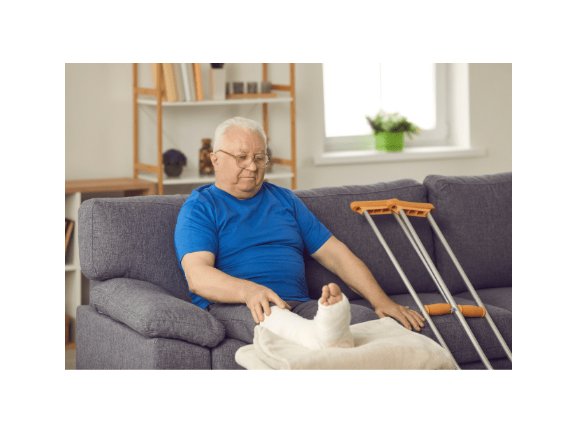 仕事で骨折した祖父…孫の一言「じいじ、痛いんだよね」に涙→孫が取った行動に「大喜び」