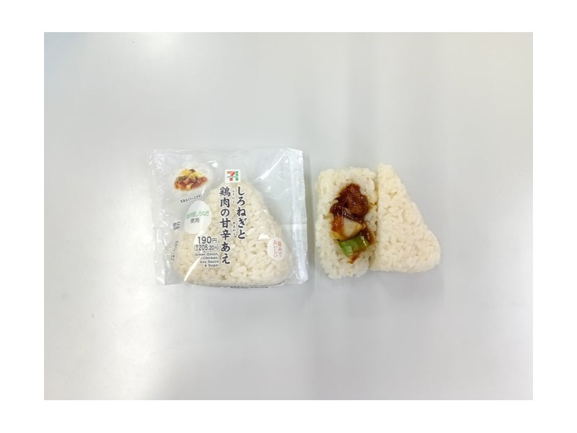 しろねぎと鶏肉の甘辛あえおむすび（提供画像）