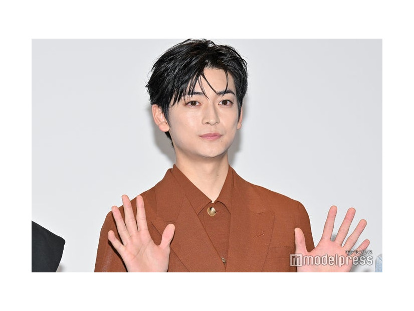 「クスノキの番人」公開記念舞台挨拶に出席した高橋文哉（C）モデルプレス