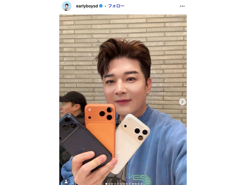 シンドンInstagramより