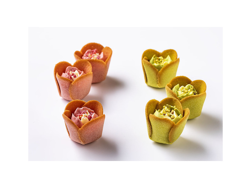 チューリップローズ　春限定〈ストロベリーバター〉　コラボ限定〈ピスタチオバター〉