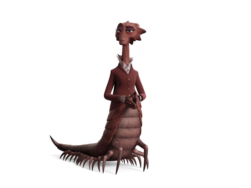 ハードスクラブル学長(声:一柳みる)『モンスターズ・ユニバーシティ』© 2013 Disney Enterprises, Inc. / Pixar