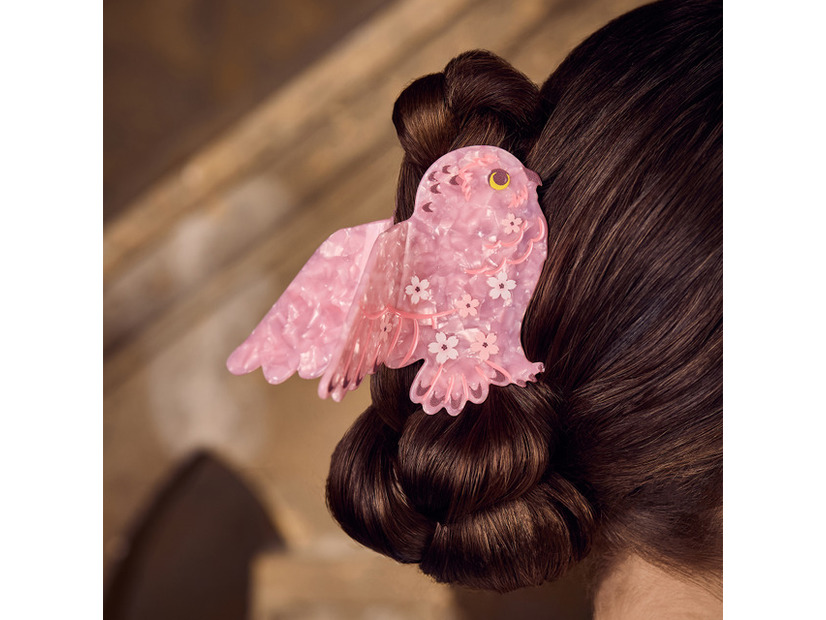 サクラ フクロウ ヘアクリップ　2,000円（税込）