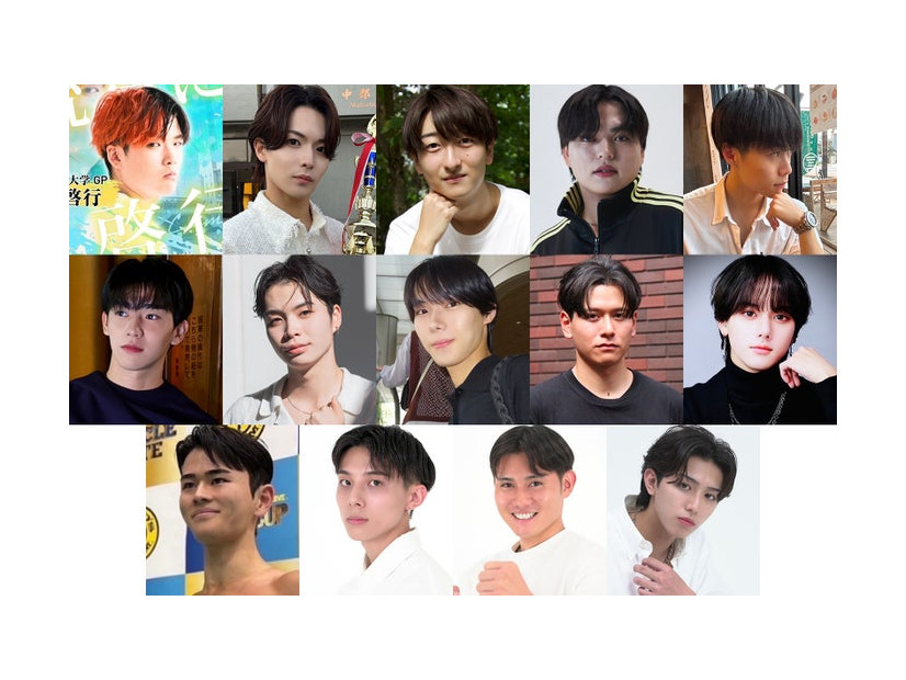「MR OF MR CAMPUS CONTEST 2026」準決勝進出者（提供写真）
