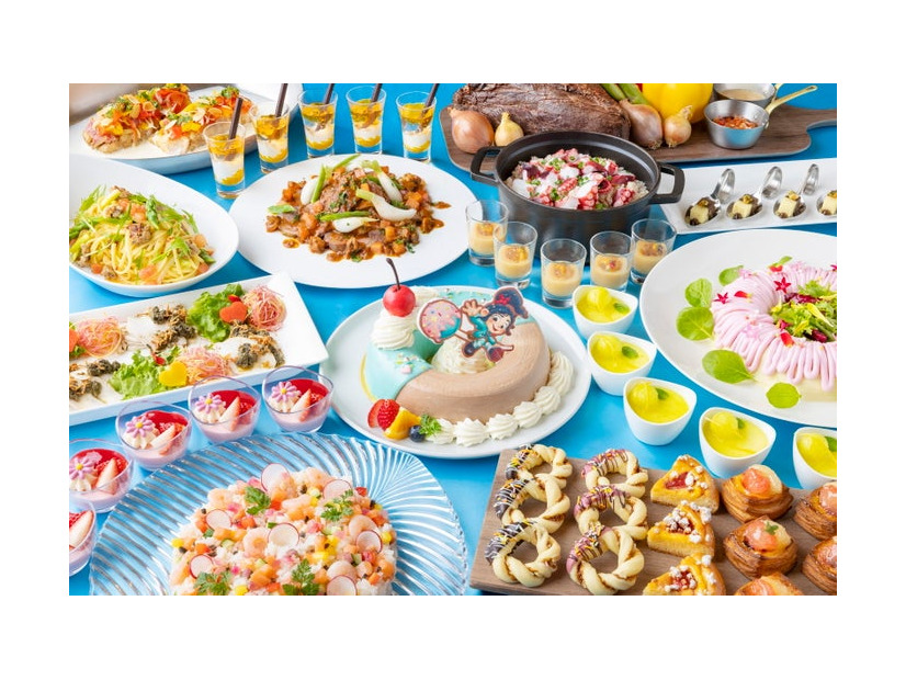 東京ディズニーランドホテル シャーウッドガーデン・レストラン ディズニー・パルパルーザ“ヴァネロペのスウィーツ・ポップ・ワールド”ブッフェ期間：3月9日（月）～5月10日（日）（C）Disney