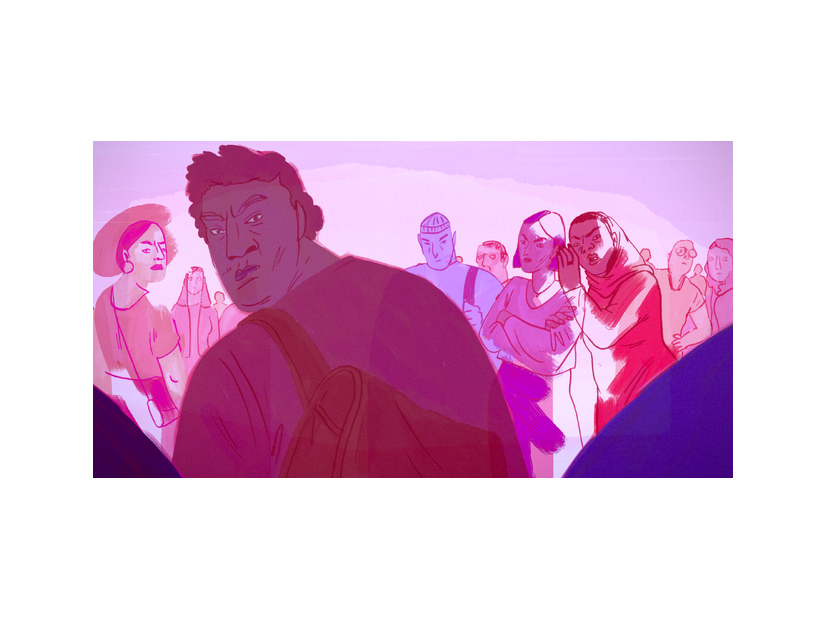 『私を追いかける影』