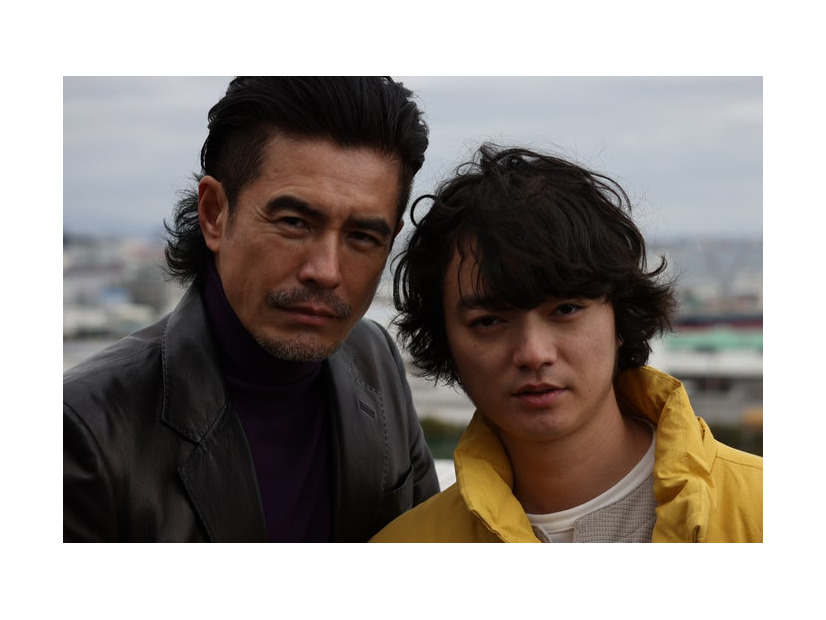 伊藤英明、染谷将太／映画『国境』 絶賛撮影中in関西（C）2027 K2 Pictures