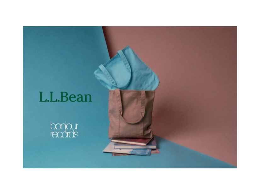 L.L.Bean×bonjour records、別注レコードバッグを発売｜3月13日予約開始