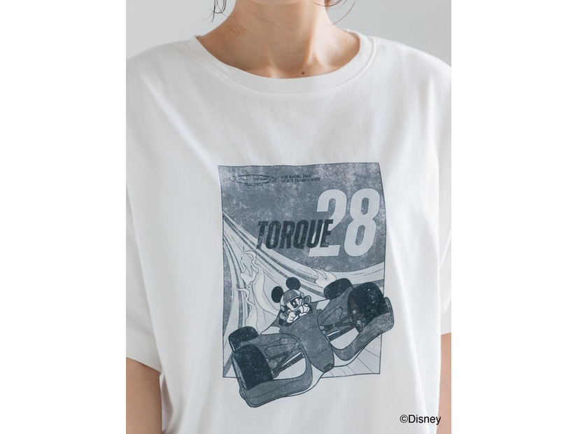 【Disney】MICKEY/フロントプリントTシャツ©Disney
