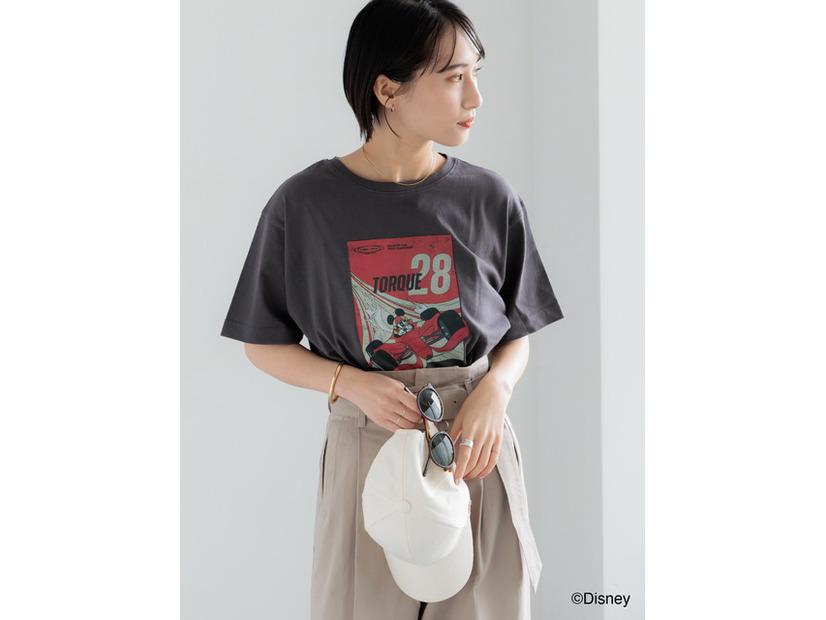 【Disney】MICKEY/フロントプリントTシャツ©Disney