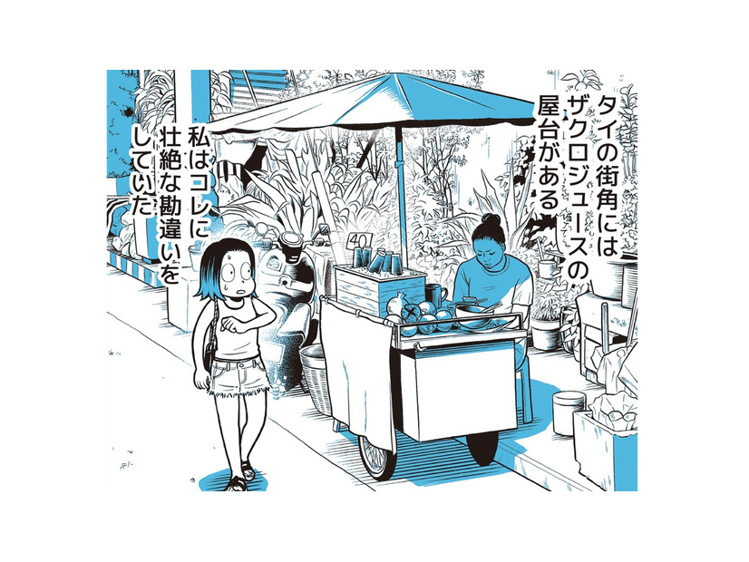これまでの勘違いを反省…タイの街角で見かけるザクロジュース。えっ、まさか一粒ずつ人力で!?【タイのひとびと #４】