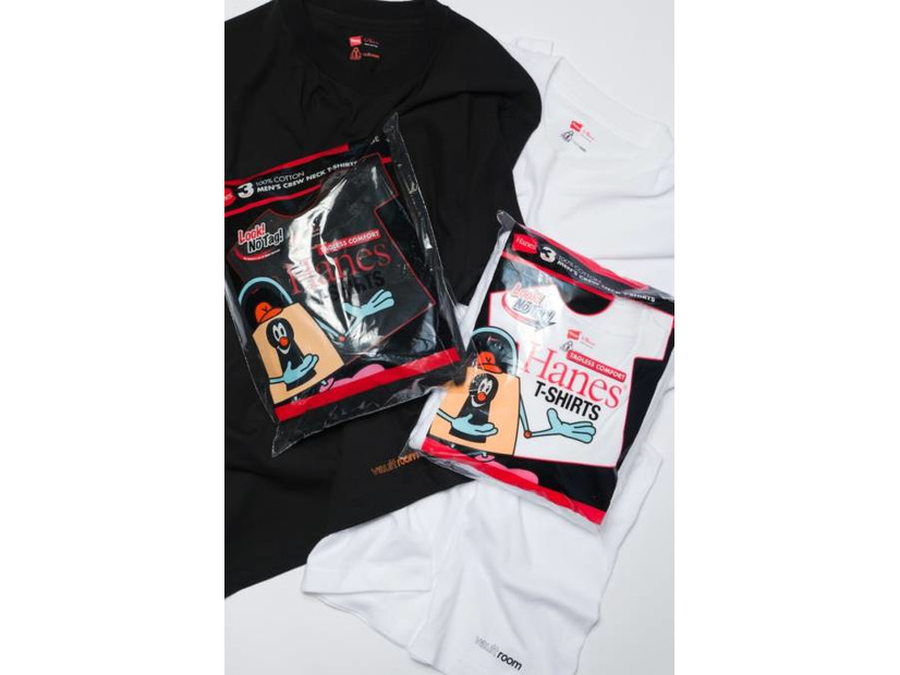 vaultroom×ヘインズ、初コラボの3パックTが3月24日発売。特別仕様のパッケージで展開